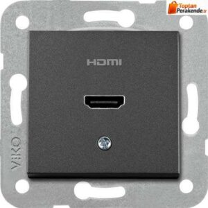 Viko Artline Novella/Trenda Siyah Hdmi Konnektör Kapak (Mekanizma Hariç)